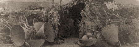 Mono Wikiup and Baskets