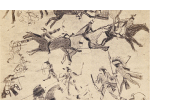 Ponca and Sioux Battle Scene c. 1858