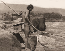 Wishram Catching Salmon